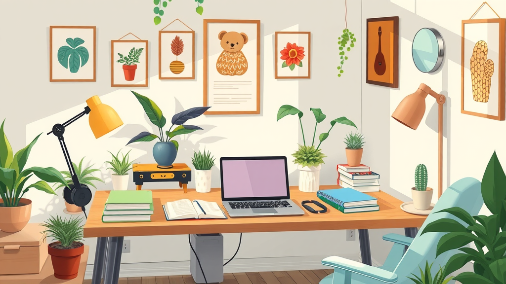 beginner freelance opportunities cozy desk setup graphic design tools
